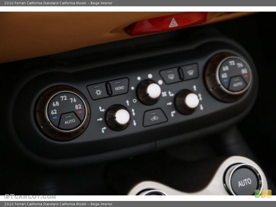 Beige Interior Controls for the 2010 Ferrari California  #106356962