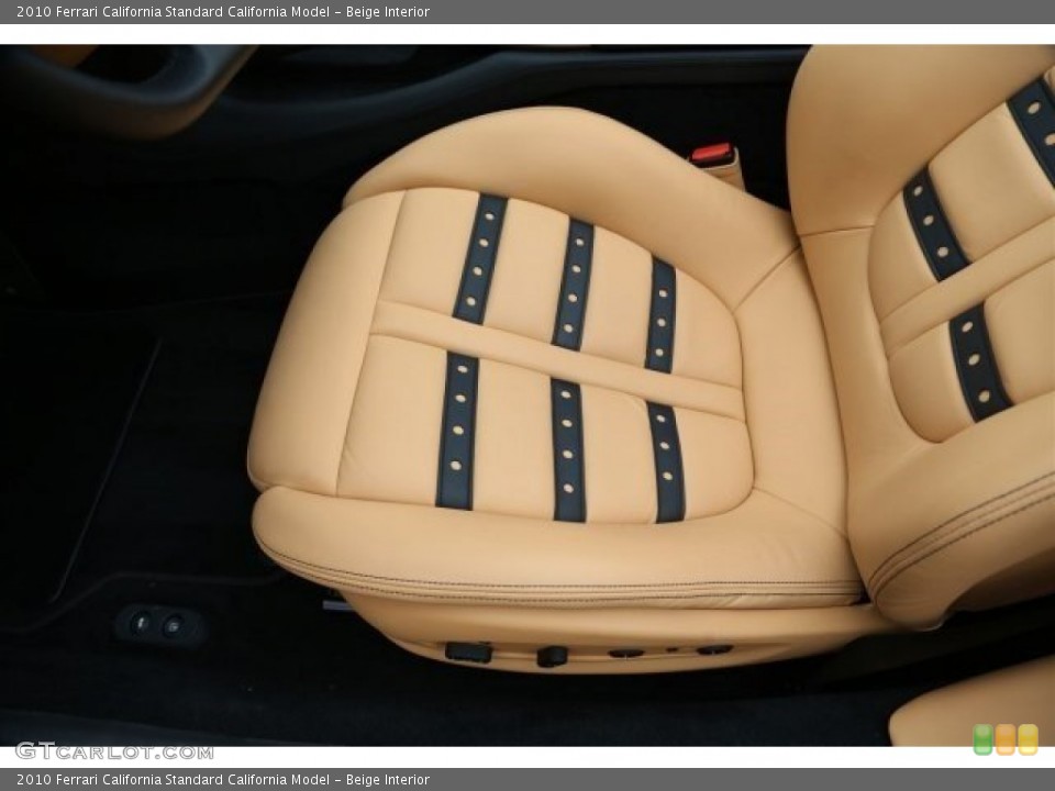 Beige Interior Front Seat for the 2010 Ferrari California  #106356995