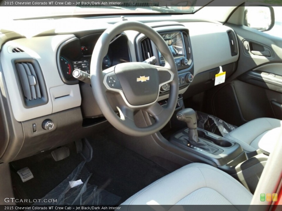 Jet Black/Dark Ash Interior Prime Interior for the 2015 Chevrolet Colorado WT Crew Cab #106357382