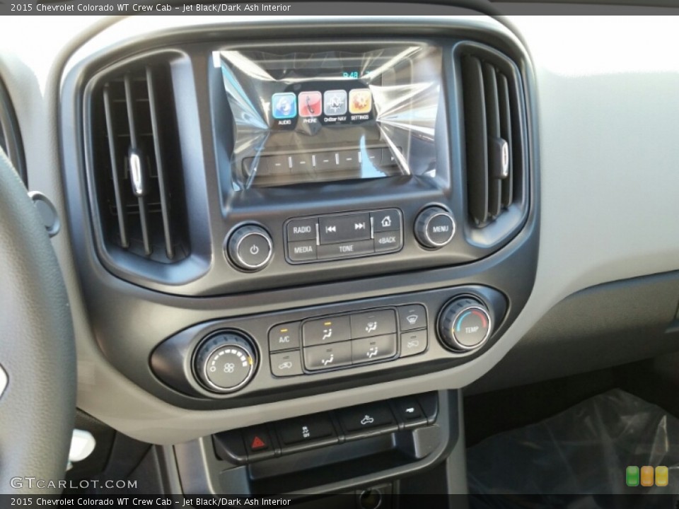 Jet Black/Dark Ash Interior Controls for the 2015 Chevrolet Colorado WT Crew Cab #106357439