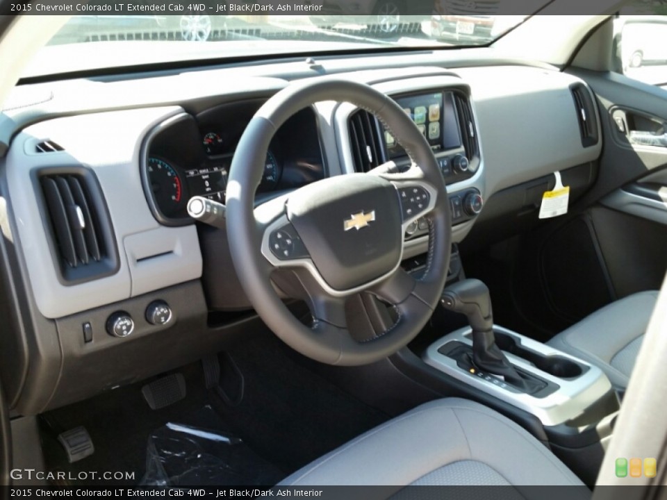 Jet Black/Dark Ash Interior Prime Interior for the 2015 Chevrolet Colorado LT Extended Cab 4WD #106357606