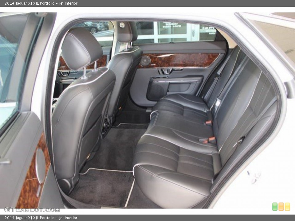Jet Interior Rear Seat for the 2014 Jaguar XJ XJL Portfolio #106362164
