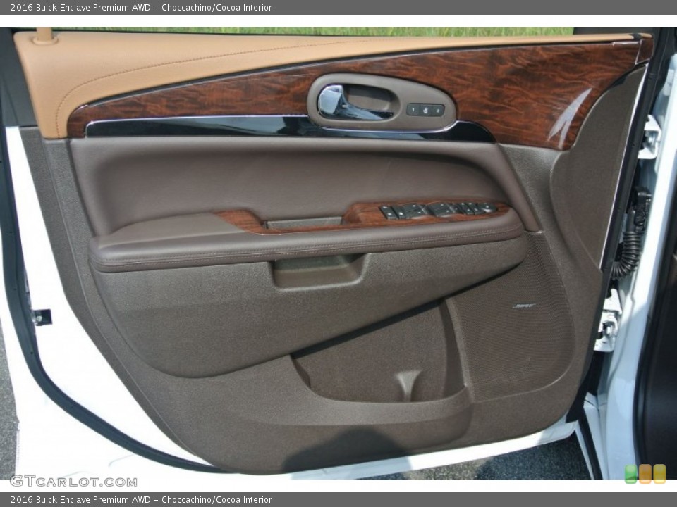 Choccachino/Cocoa Interior Door Panel for the 2016 Buick Enclave Premium AWD #106364213