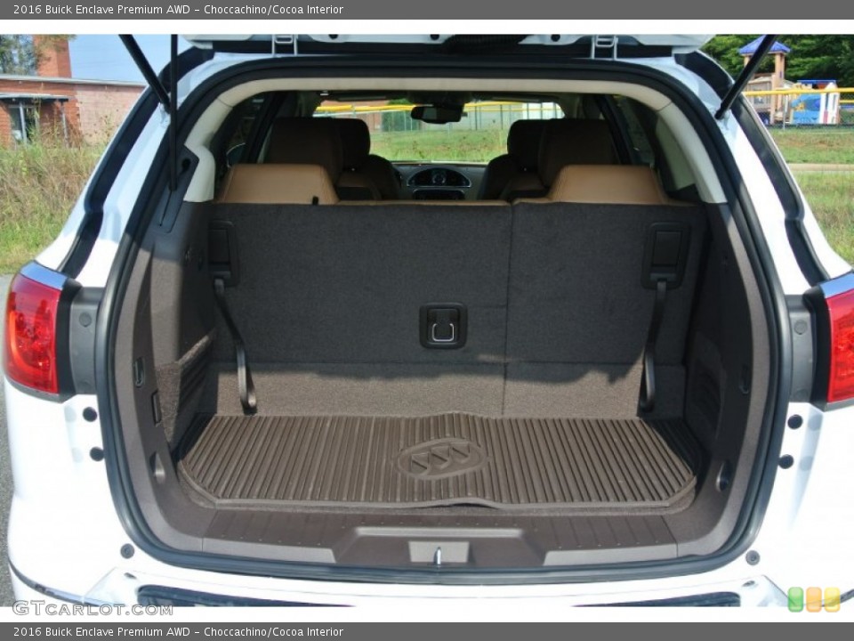 Choccachino/Cocoa Interior Trunk for the 2016 Buick Enclave Premium AWD #106364537
