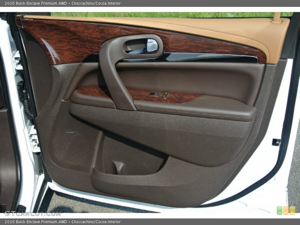 Choccachino/Cocoa Interior Door Panel for the 2016 Buick Enclave Premium AWD #106364714
