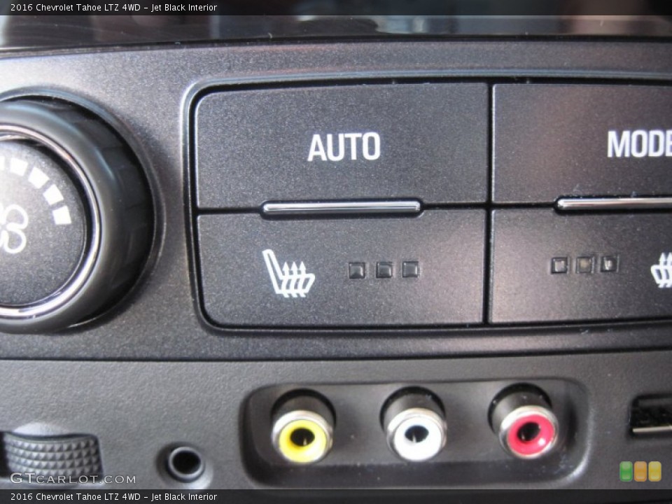 Jet Black Interior Controls for the 2016 Chevrolet Tahoe LTZ 4WD #106365218