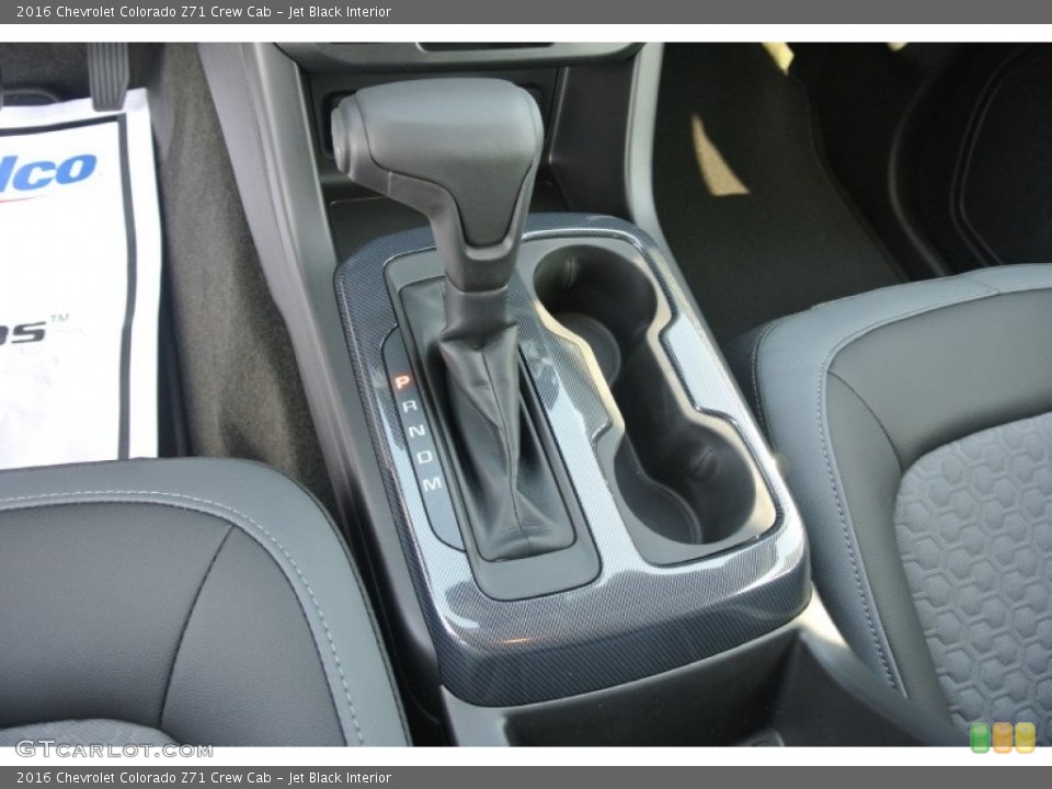 Jet Black Interior Transmission for the 2016 Chevrolet Colorado Z71 Crew Cab #106365413