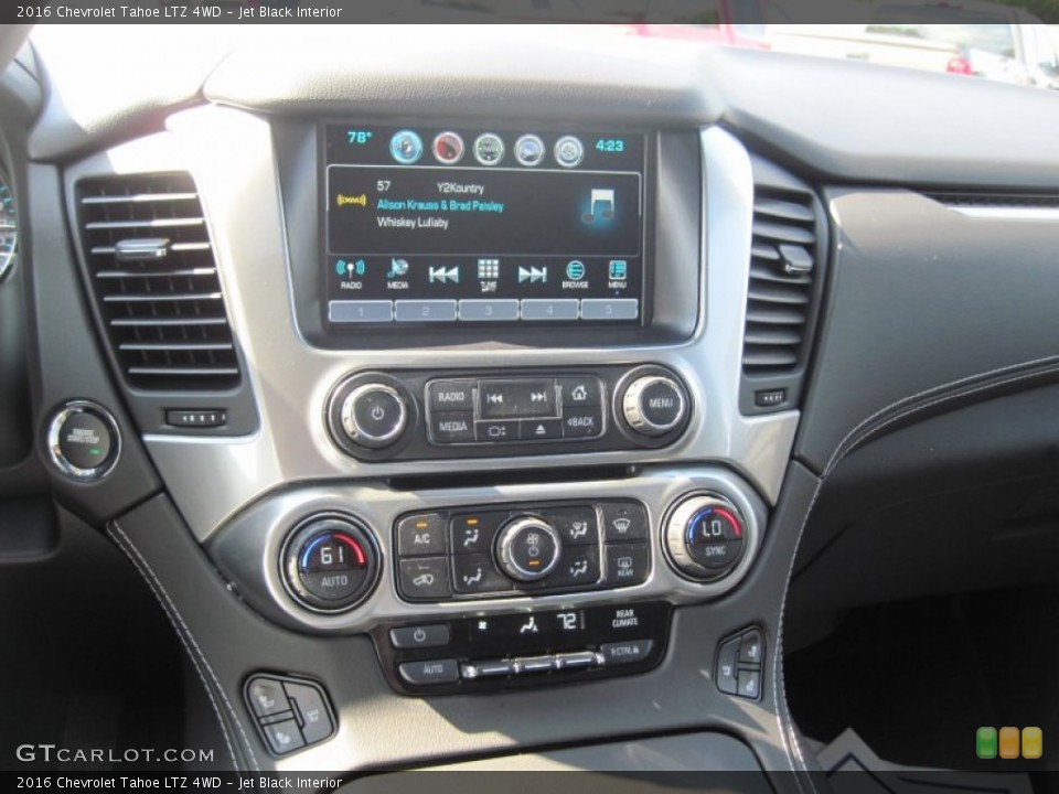 Jet Black Interior Controls for the 2016 Chevrolet Tahoe LTZ 4WD #106365419