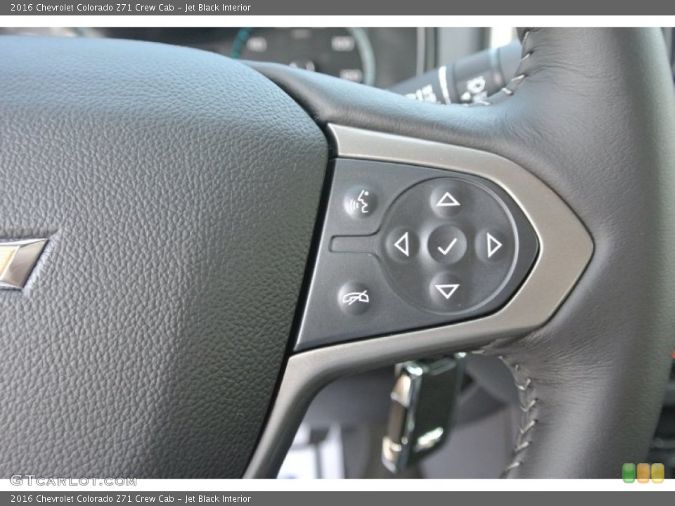 Jet Black Interior Controls for the 2016 Chevrolet Colorado Z71 Crew Cab #106365602