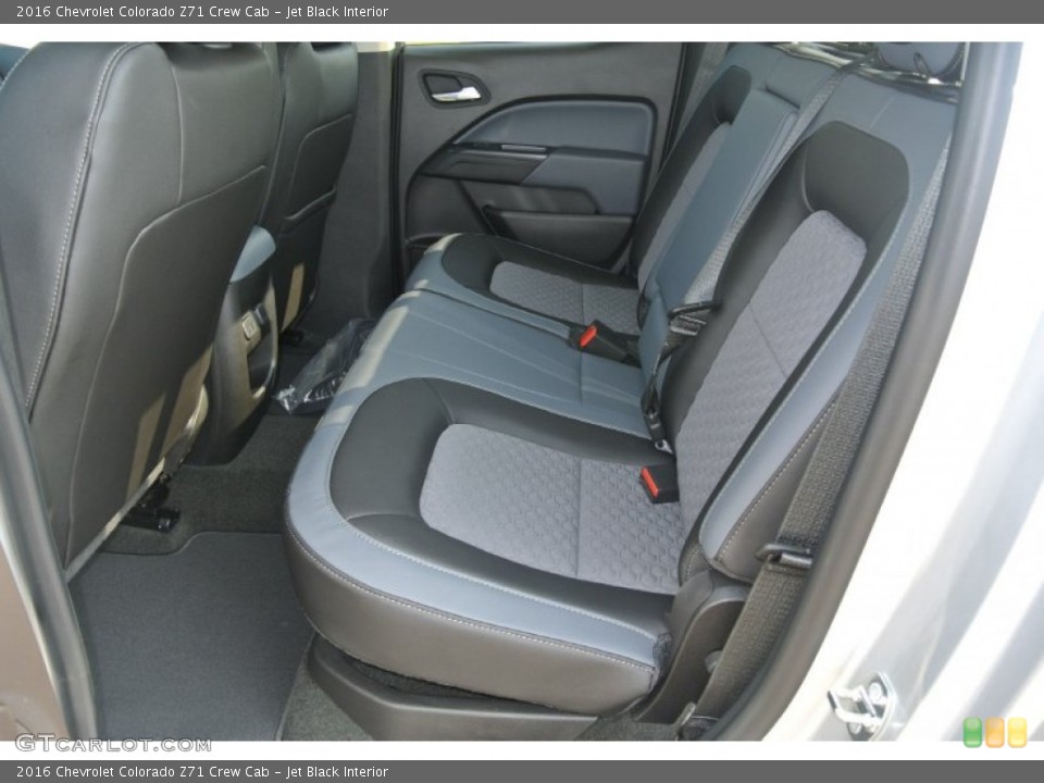 Jet Black Interior Rear Seat for the 2016 Chevrolet Colorado Z71 Crew Cab #106365671