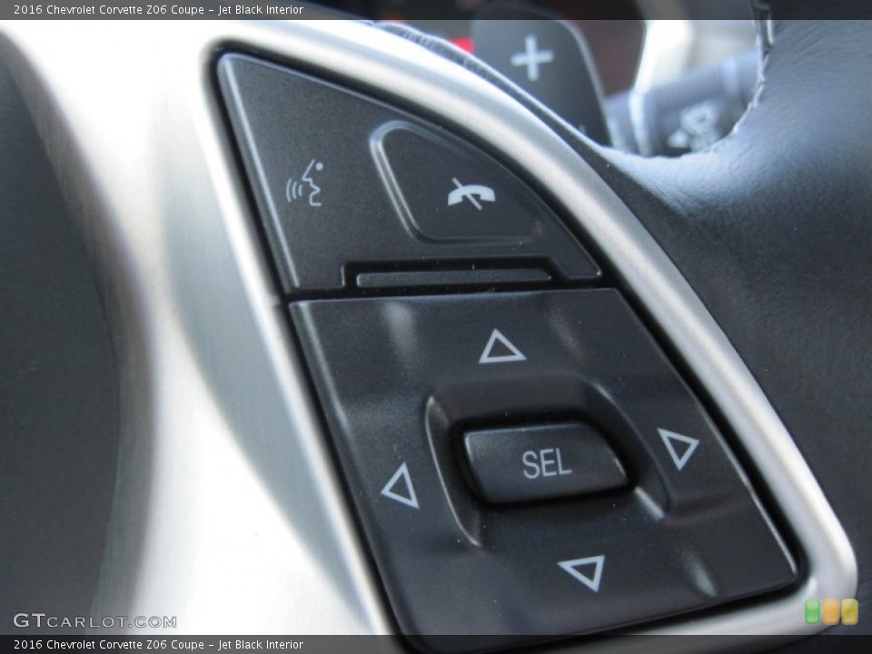 Jet Black Interior Controls for the 2016 Chevrolet Corvette Z06 Coupe #106366154
