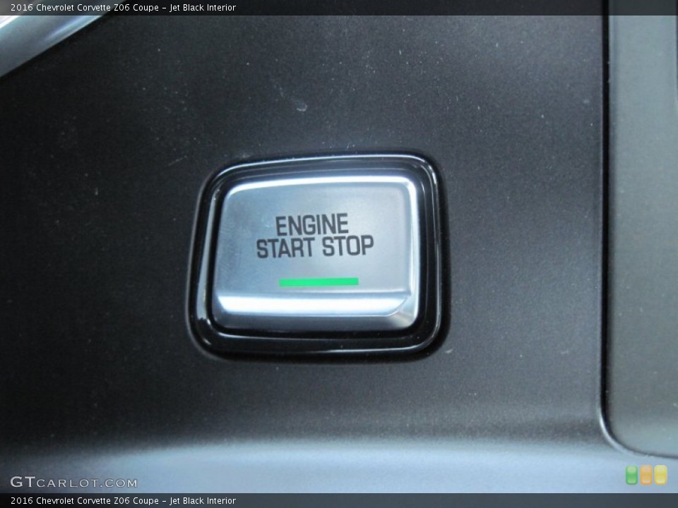 Jet Black Interior Controls for the 2016 Chevrolet Corvette Z06 Coupe #106366313