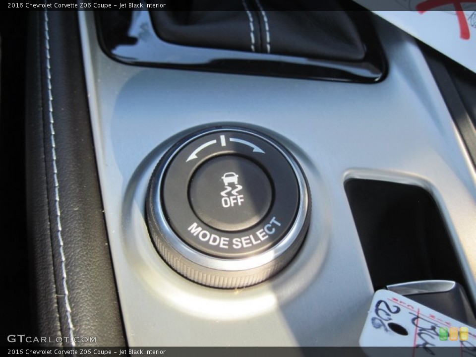 Jet Black Interior Controls for the 2016 Chevrolet Corvette Z06 Coupe #106366349