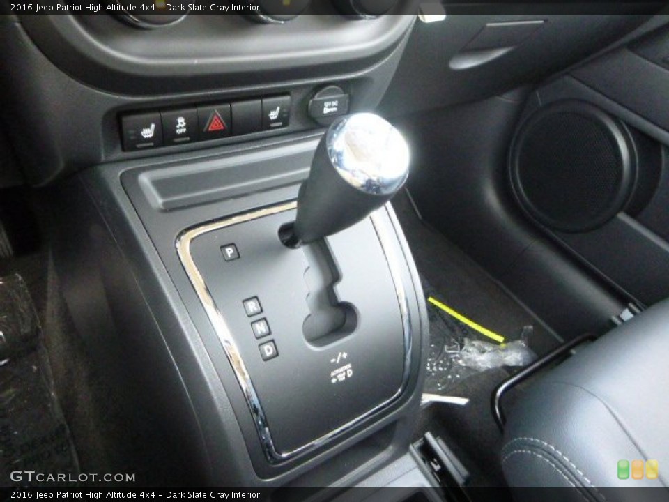 Dark Slate Gray Interior Transmission for the 2016 Jeep Patriot High Altitude 4x4 #106367183