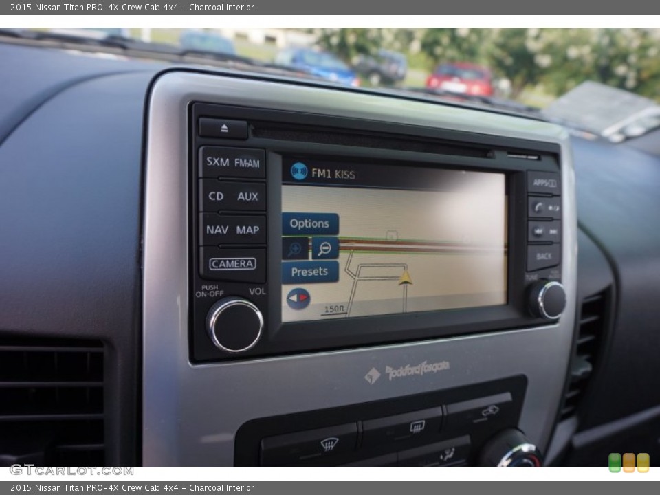 Charcoal Interior Navigation for the 2015 Nissan Titan PRO-4X Crew Cab 4x4 #106371281