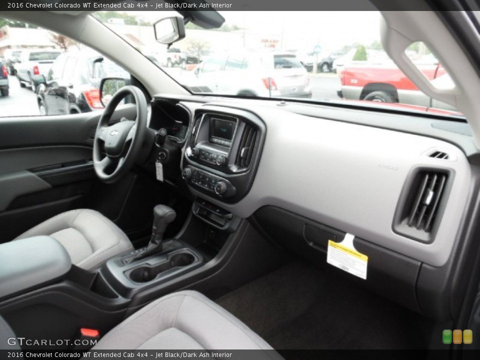 Jet Black/Dark Ash Interior Dashboard for the 2016 Chevrolet Colorado WT Extended Cab 4x4 #106375778