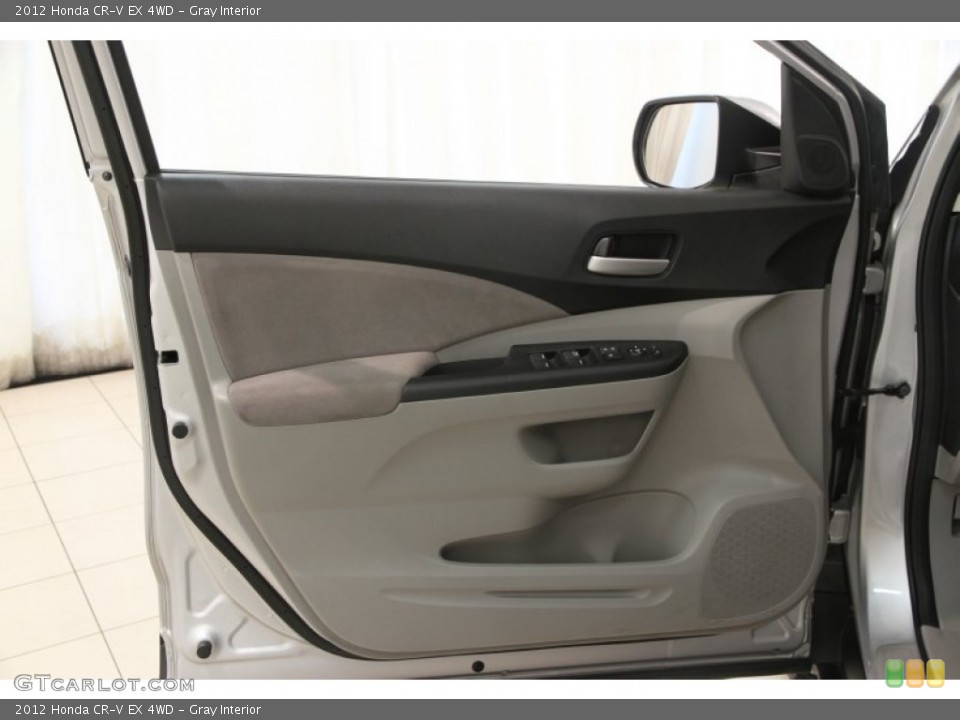 Gray Interior Door Panel for the 2012 Honda CR-V EX 4WD #106375934