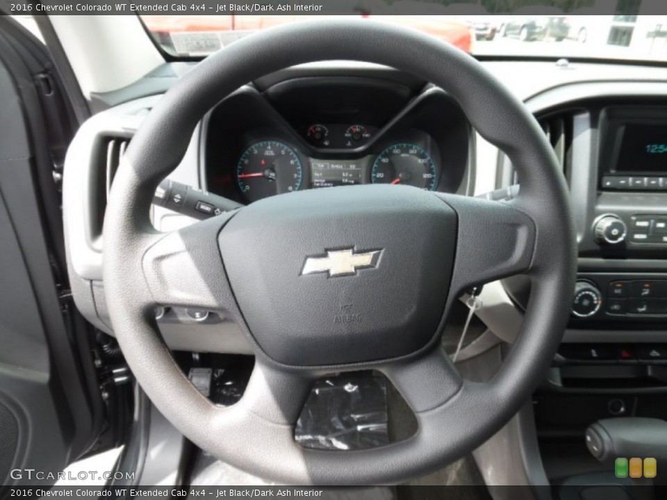 Jet Black/Dark Ash Interior Steering Wheel for the 2016 Chevrolet Colorado WT Extended Cab 4x4 #106375987
