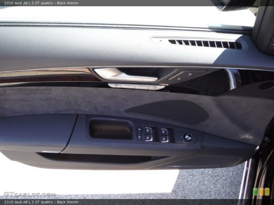 Black Interior Door Panel for the 2016 Audi A8 L 3.0T quattro #106378730