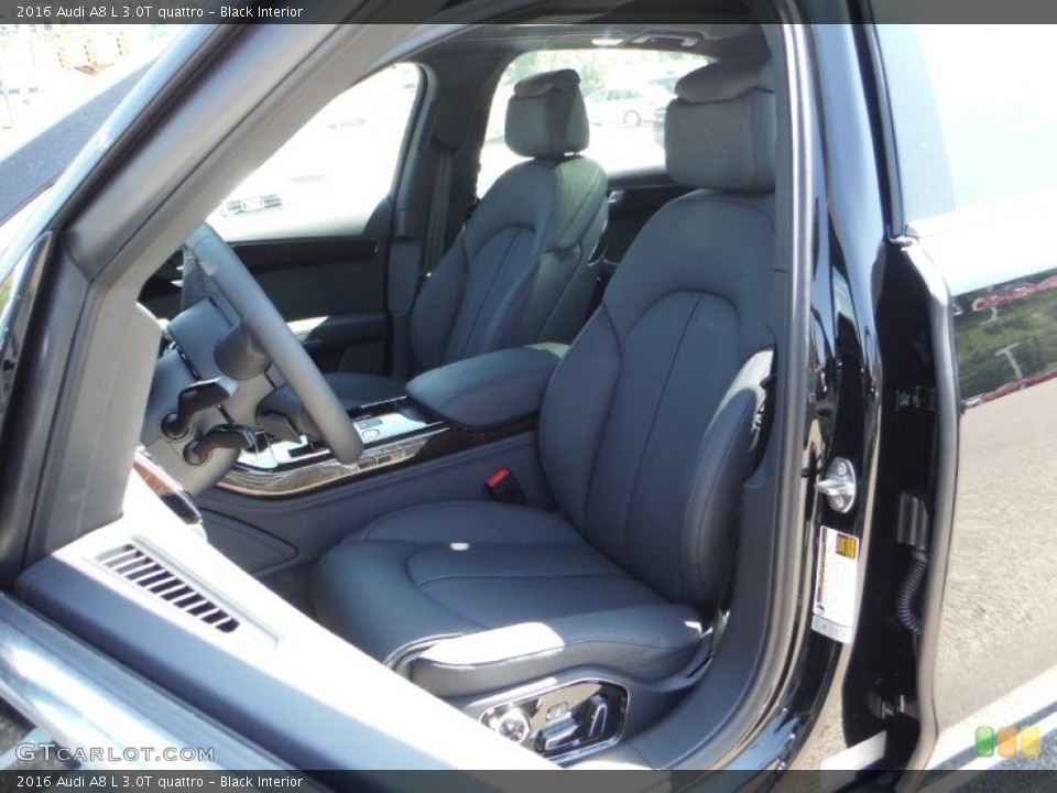 Black Interior Photo for the 2016 Audi A8 L 3.0T quattro #106378949