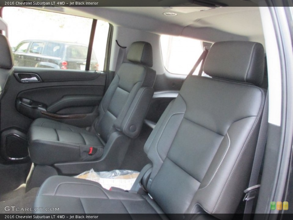 Jet Black Interior Rear Seat for the 2016 Chevrolet Suburban LT 4WD #106390763