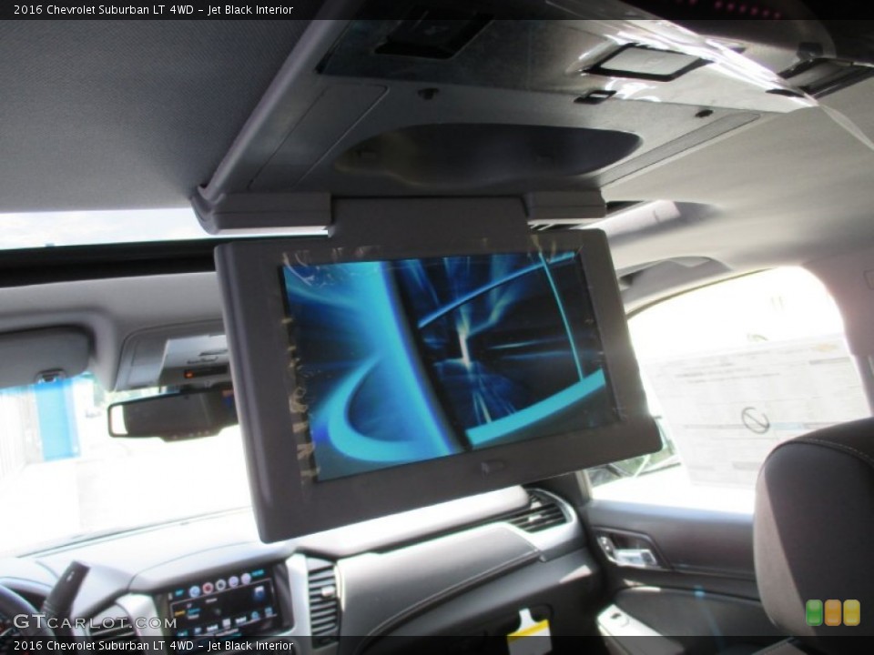 Jet Black Interior Entertainment System for the 2016 Chevrolet Suburban LT 4WD #106390823