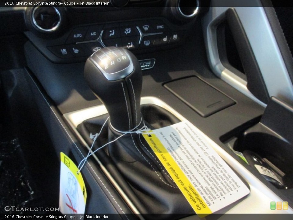 Jet Black Interior Transmission for the 2016 Chevrolet Corvette Stingray Coupe #106390975