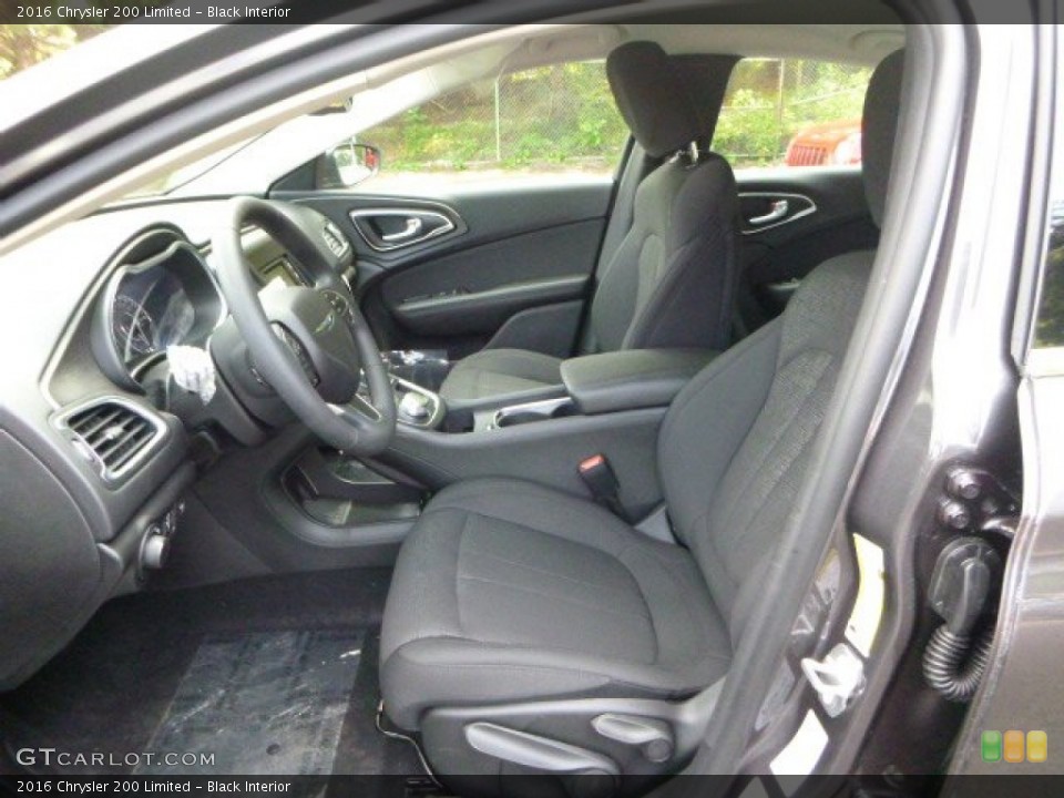 Black Interior Photo for the 2016 Chrysler 200 Limited #106396625