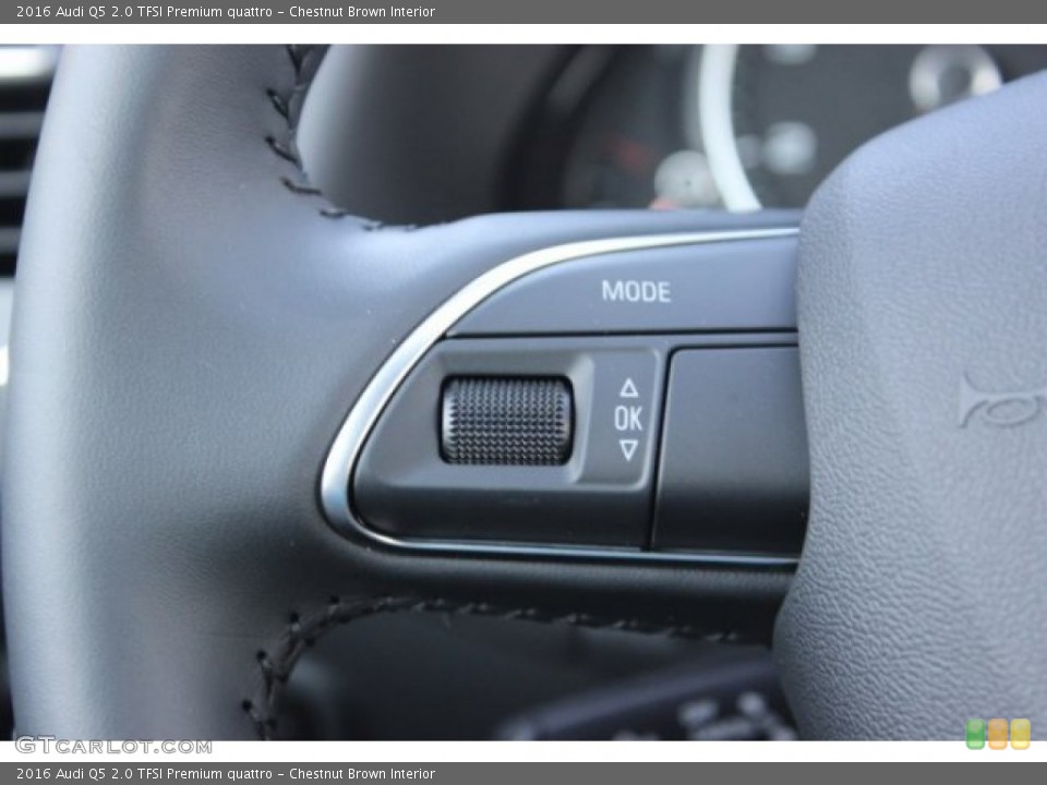 Chestnut Brown Interior Controls for the 2016 Audi Q5 2.0 TFSI Premium quattro #106407779