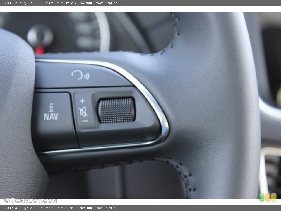 Chestnut Brown Interior Controls for the 2016 Audi Q5 2.0 TFSI Premium quattro #106407873