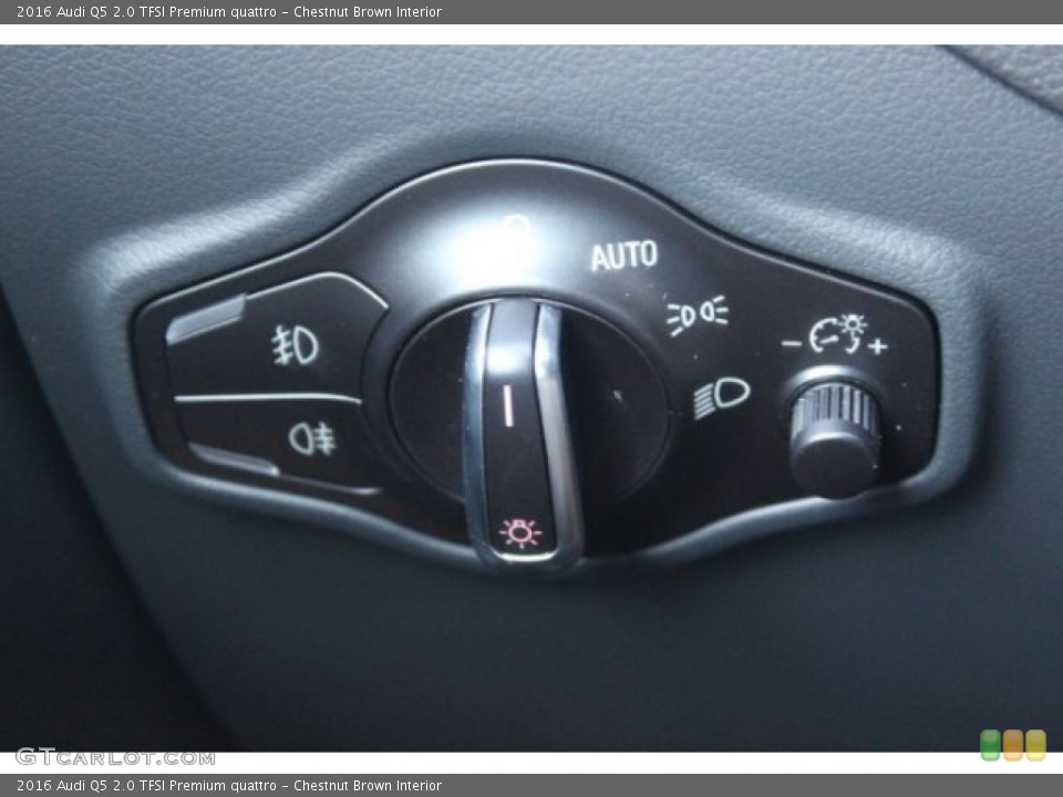 Chestnut Brown Interior Controls for the 2016 Audi Q5 2.0 TFSI Premium quattro #106407897