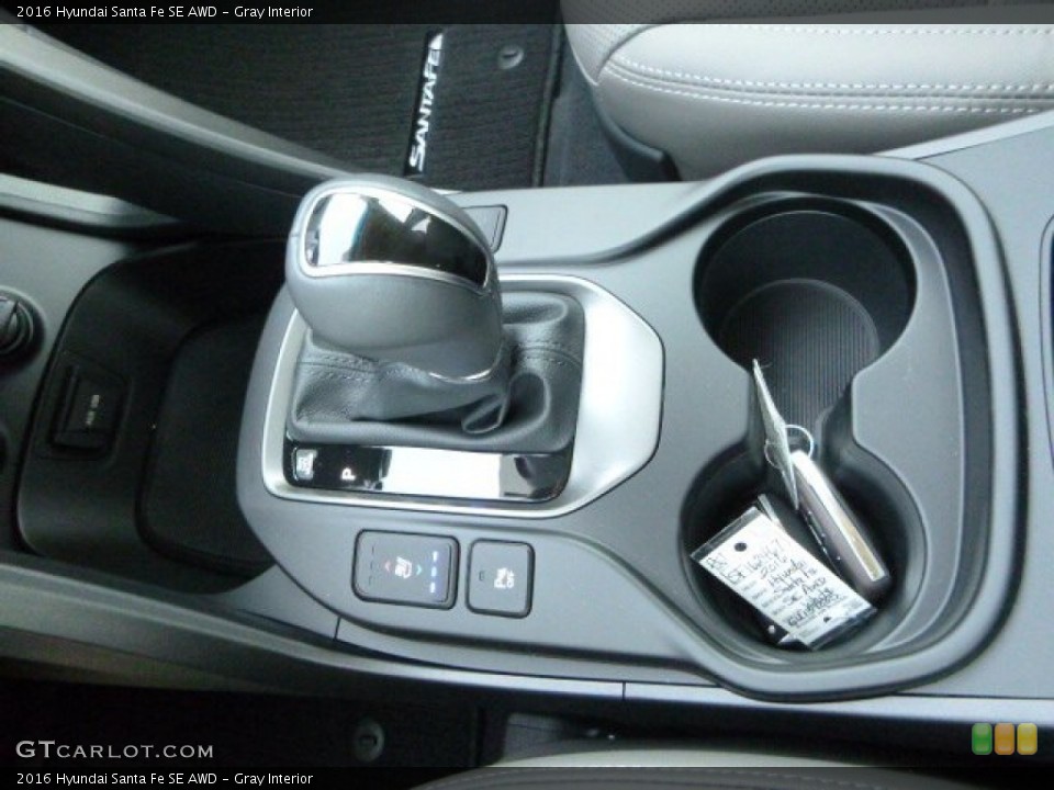 Gray Interior Transmission for the 2016 Hyundai Santa Fe SE AWD #106416900