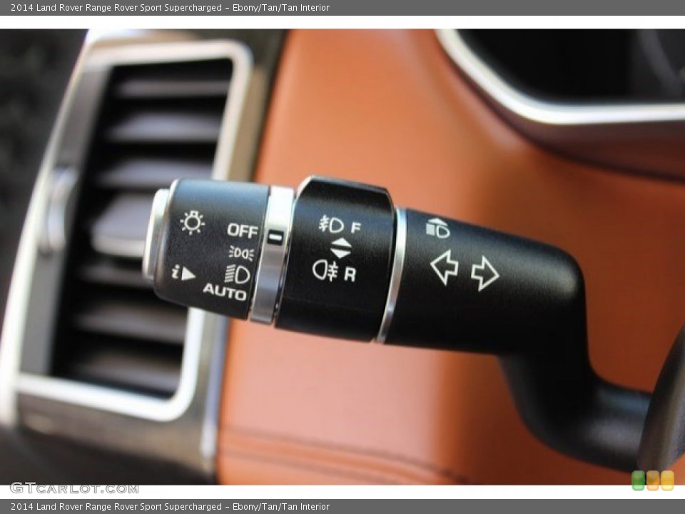 Ebony/Tan/Tan Interior Controls for the 2014 Land Rover Range Rover Sport Supercharged #106421692