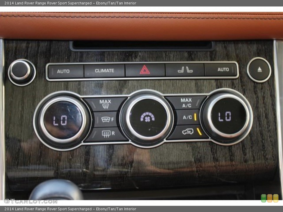 Ebony/Tan/Tan Interior Controls for the 2014 Land Rover Range Rover Sport Supercharged #106421906