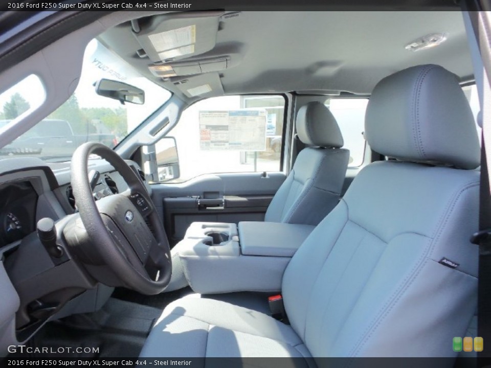 Steel Interior Photo for the 2016 Ford F250 Super Duty XL Super Cab 4x4 #106423952