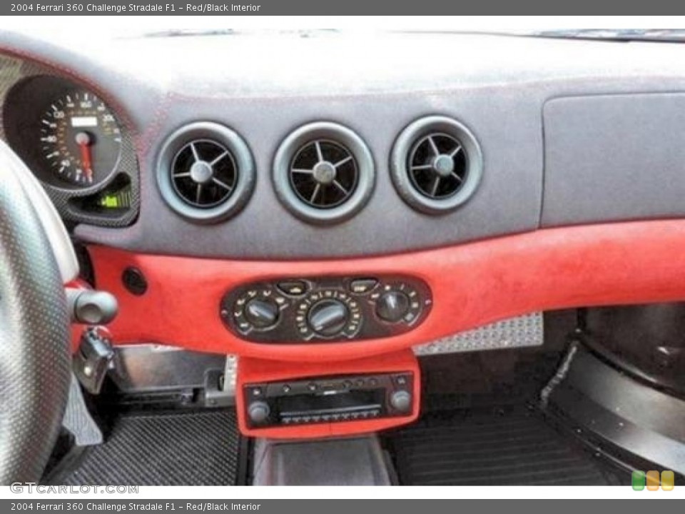 Red/Black Interior Controls for the 2004 Ferrari 360 Challenge Stradale F1 #106427745