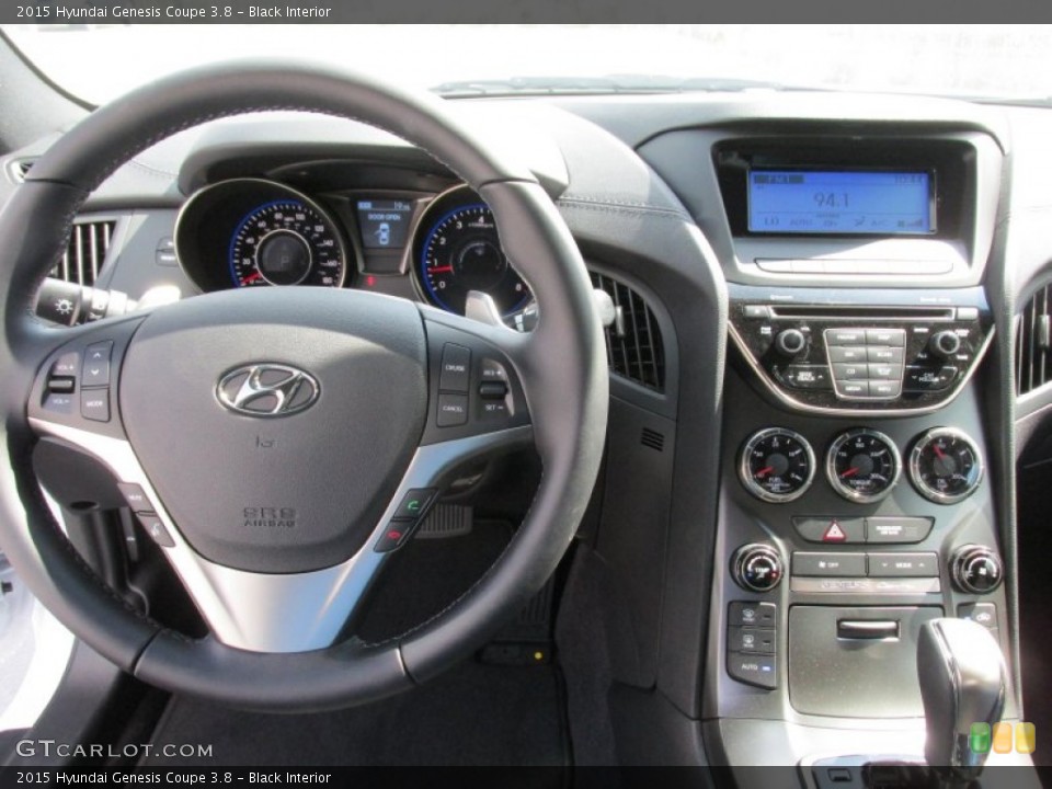 Black Interior Dashboard for the 2015 Hyundai Genesis Coupe 3.8 #106428264