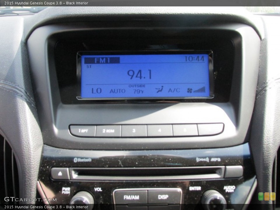 Black Interior Controls for the 2015 Hyundai Genesis Coupe 3.8 #106428294