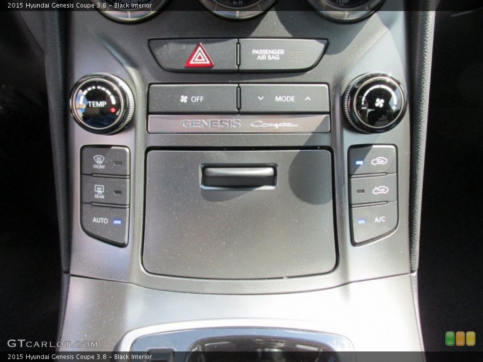 Black Interior Controls for the 2015 Hyundai Genesis Coupe 3.8 #106428343