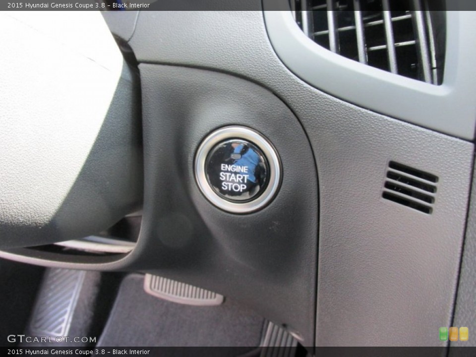 Black Interior Controls for the 2015 Hyundai Genesis Coupe 3.8 #106428412