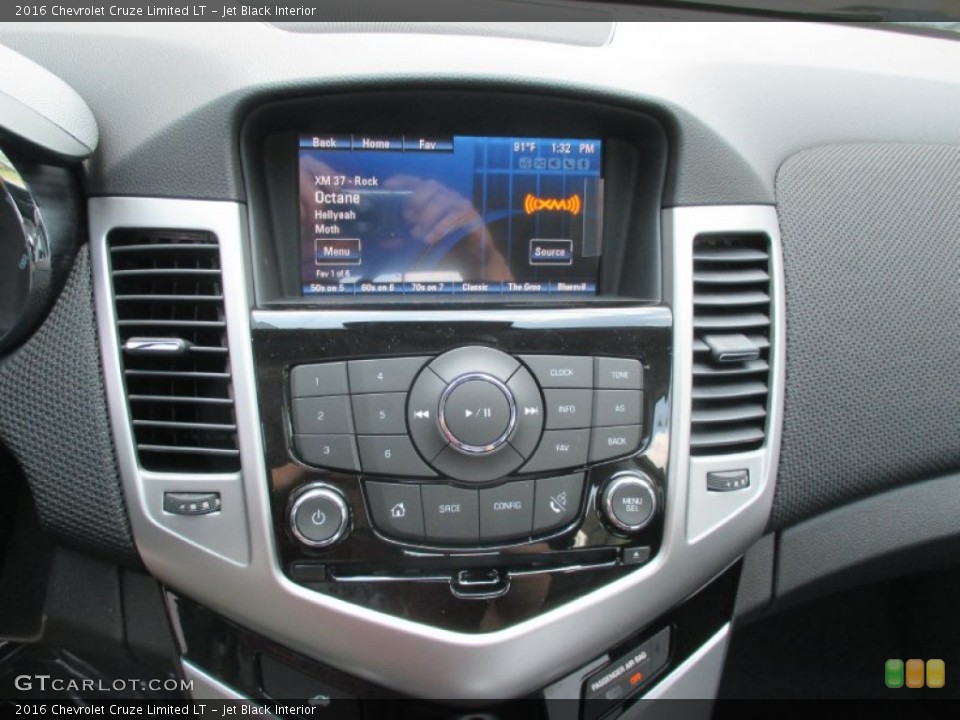 Jet Black Interior Controls for the 2016 Chevrolet Cruze Limited LT #106437354