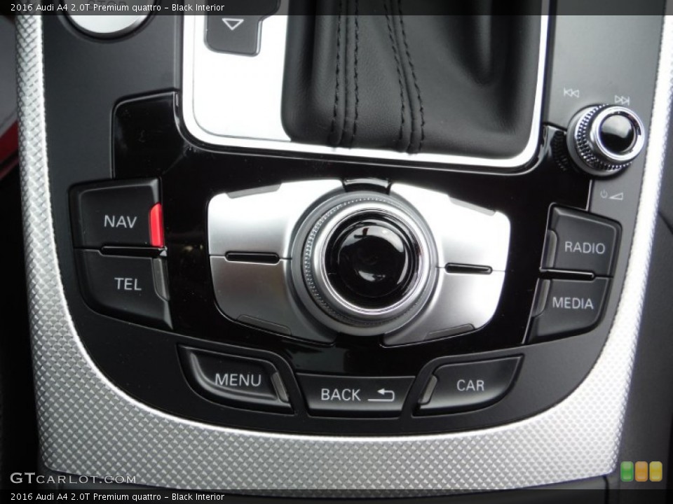 Black Interior Controls for the 2016 Audi A4 2.0T Premium quattro #106447051