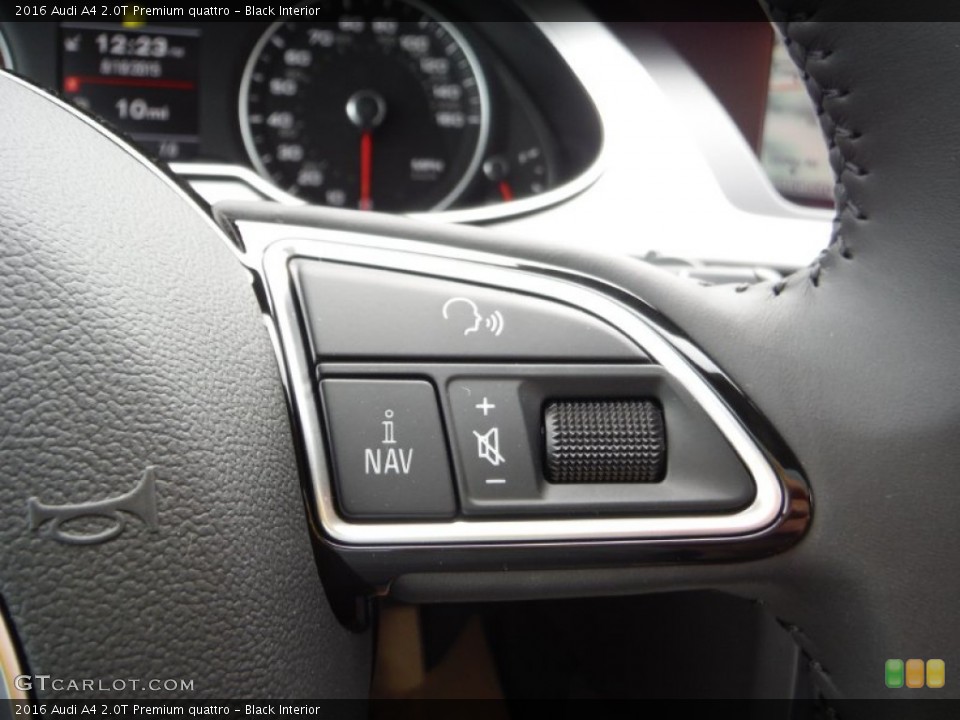 Black Interior Controls for the 2016 Audi A4 2.0T Premium quattro #106447105