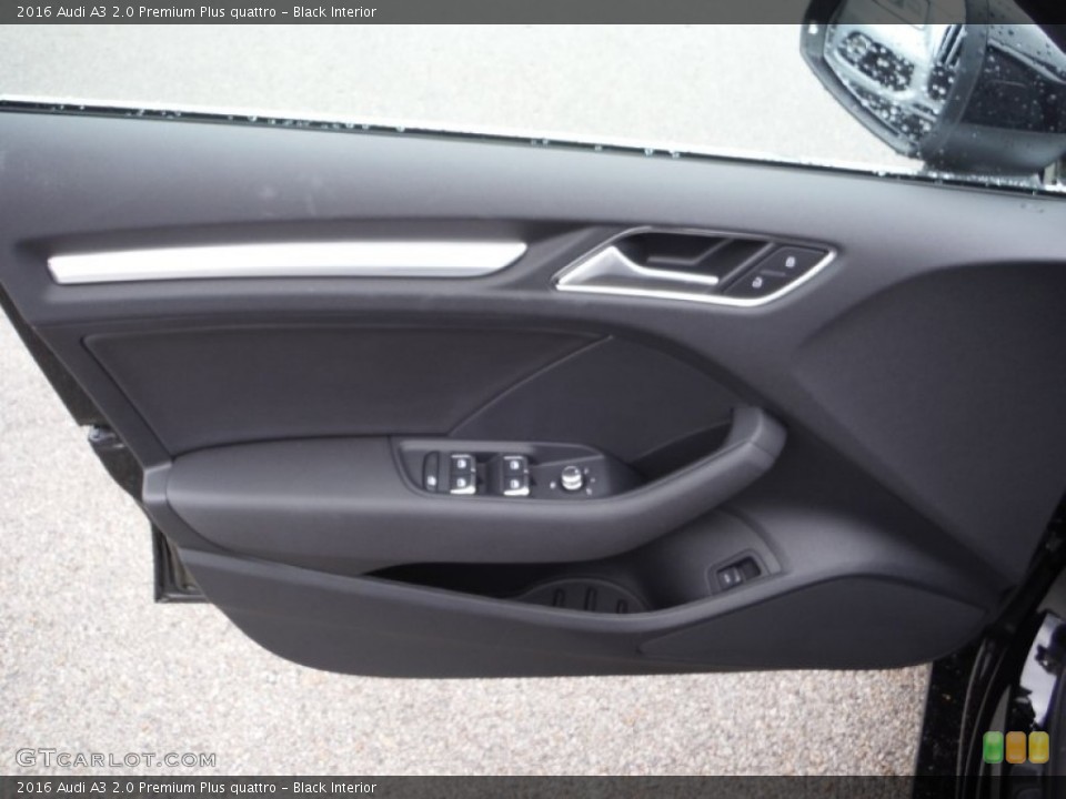 Black Interior Door Panel for the 2016 Audi A3 2.0 Premium Plus quattro #106448446