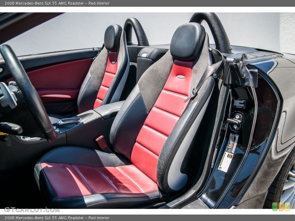 Red 2008 Mercedes-Benz SLK Interiors