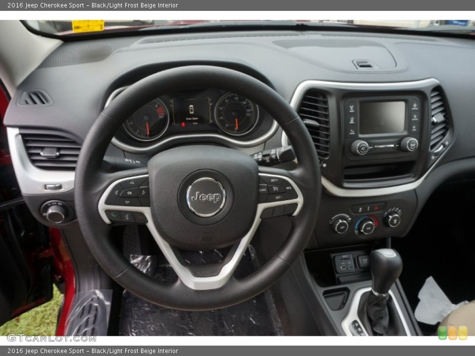 Black Light Frost Beige Interior Dashboard For The 2016 Jeep