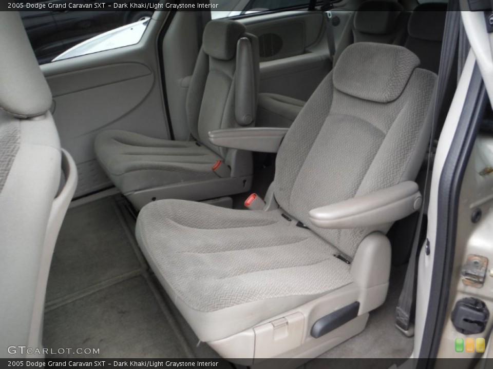 Dark Khaki/Light Graystone Interior Rear Seat for the 2005 Dodge Grand Caravan SXT #106456510