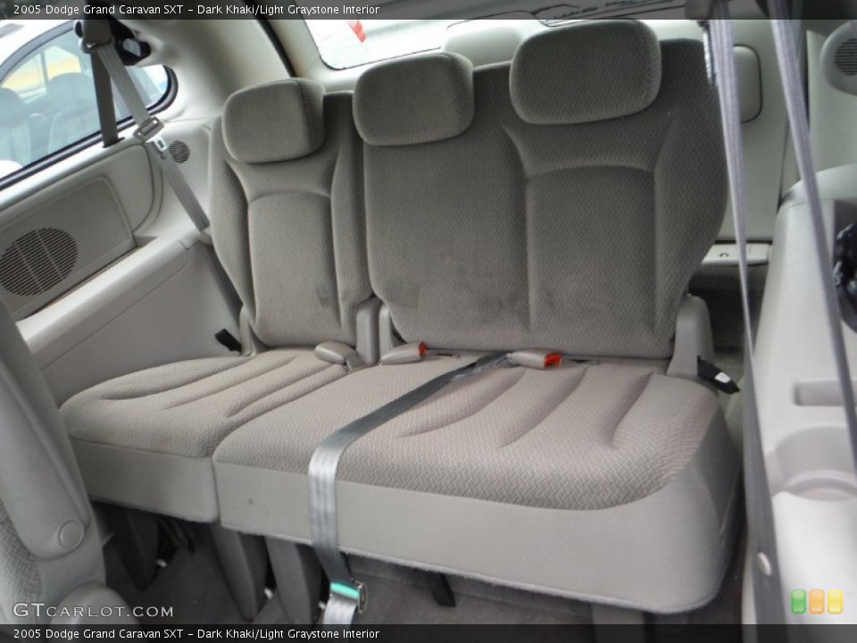Dark Khaki/Light Graystone Interior Rear Seat for the 2005 Dodge Grand Caravan SXT #106456531