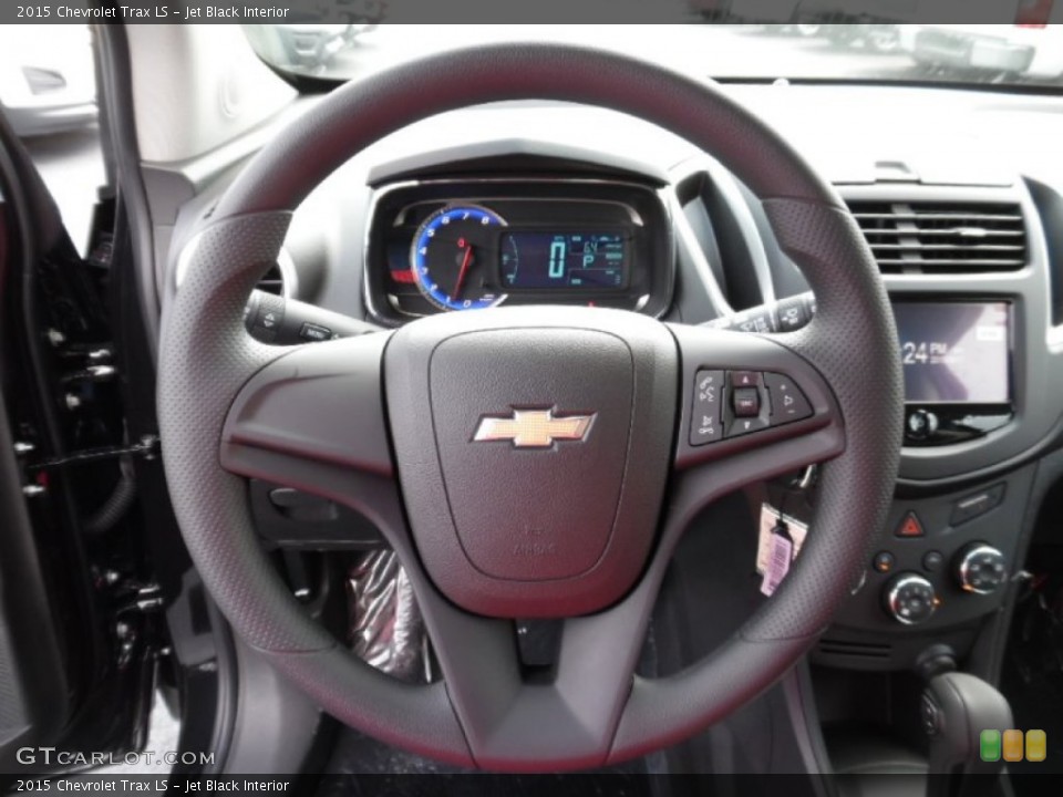 Jet Black Interior Steering Wheel for the 2015 Chevrolet Trax LS #106461223