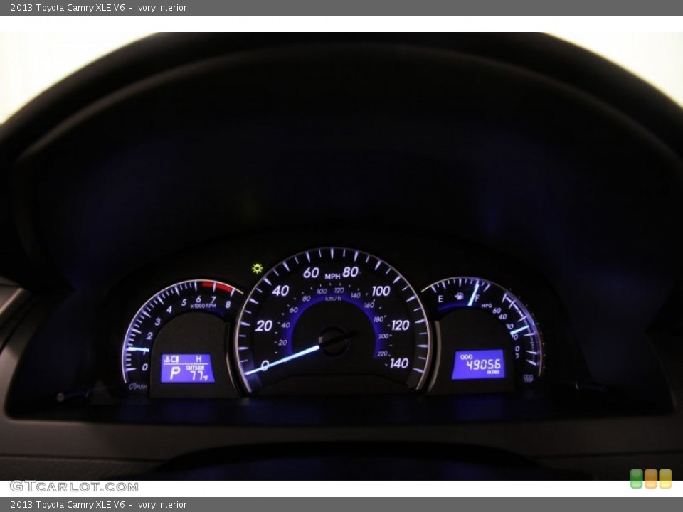 Ivory Interior Gauges for the 2013 Toyota Camry XLE V6 #106461724